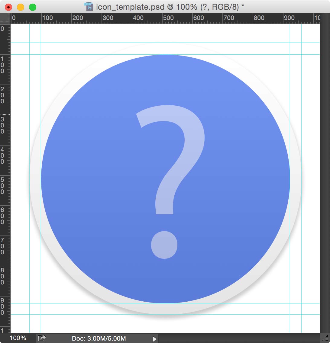 Yosemite icon template